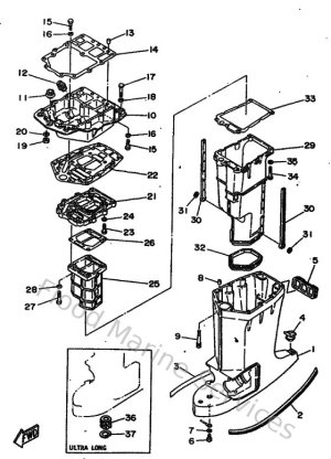 Diagram for Upper Casing