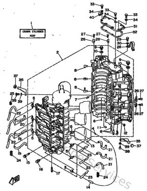 Diagram for Cylinder & Crankcase 1