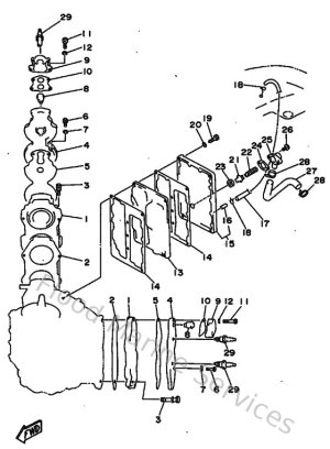 Diagram for Cylinder & Crankcase 2