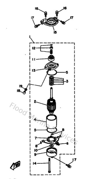 Diagram for Starting Motor