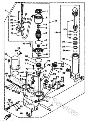 Diagram for Power Trim & Tilt Assy