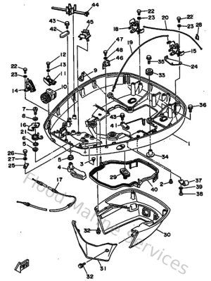 Diagram for Bottom Cowling