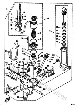 Diagram for Power Trim & Tilt Assy