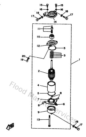 Diagram for Starting Motor