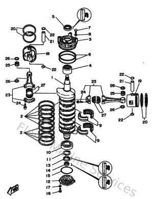 Diagram for Crankshaft & Piston