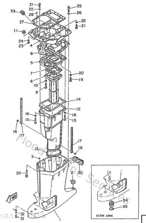 Diagram for Upper Casing