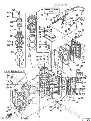Diagram for Crankcase & Cylinder