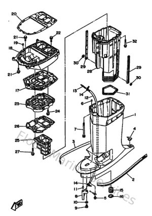 Diagram for Upper Casing