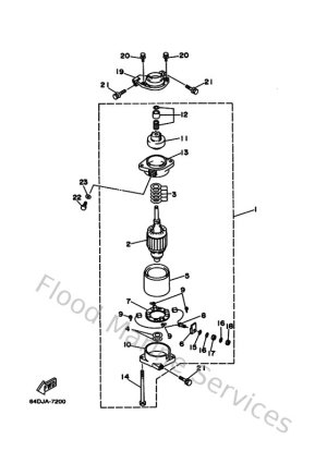 Diagram for Starting Motor