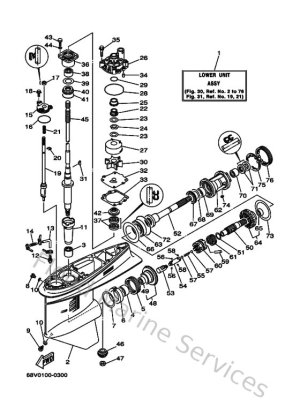 Diagram for Lower Casing & Drive 3