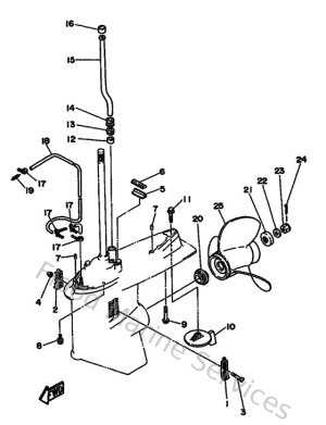 Diagram for Lower Casing & Drive 2