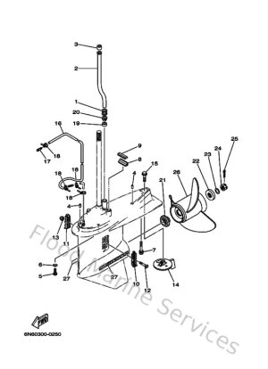 Diagram for Lower Casing & Drive 4