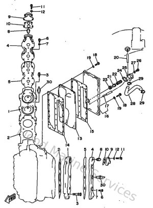 Diagram for Cylinder & Crankcase 2