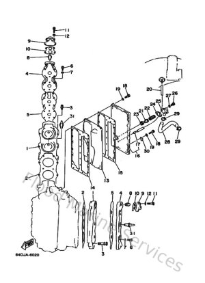 Diagram for Cylinder & Crankcase 2
