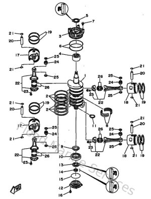 Diagram for Crankshaft & Piston