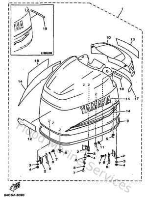 Diagram for Top Cowling