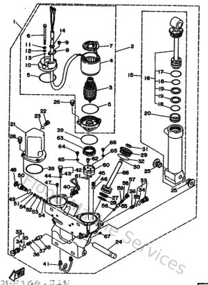 Diagram for Power Trim & Tilt Assy