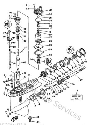 Diagram for Lower Casing Drive 1