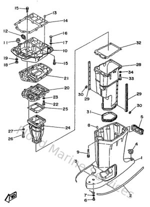 Diagram for Upper Casing