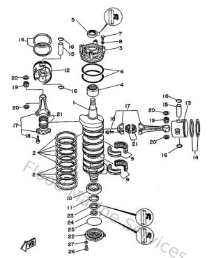 Diagram for Crankshaft & Piston