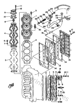 Diagram for Cylinder. Crankcase 2