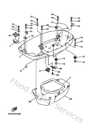 Diagram for Bottom Cowling
