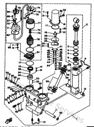 Diagram for Power Trim & Tilt Assy