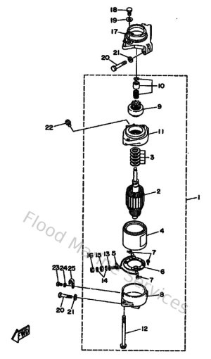 Diagram for Starting Motor