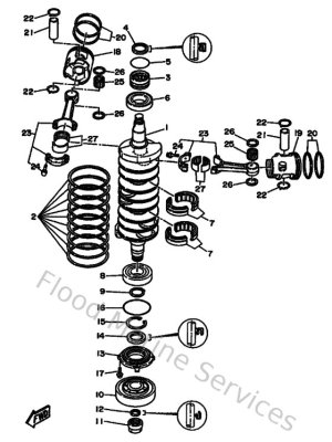 Diagram for Crankshaft & Piston