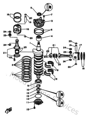 Diagram for Crankshaft & Piston