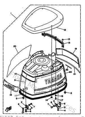 Diagram for Top Cowling