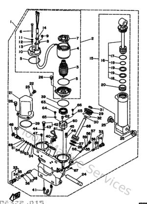 Diagram for Power Trim & Tilt Assy