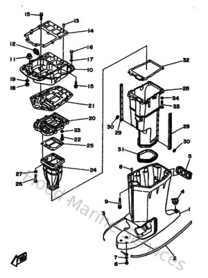 Diagram for Upper Casing