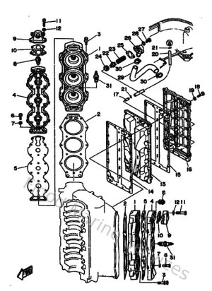 Diagram for Cylinder & Crankcase 2