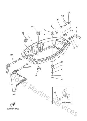Diagram for Bottom Cowling
