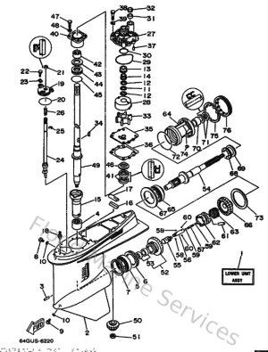 Diagram for Lower Casing & Drive 3