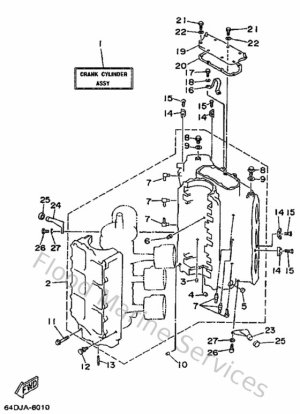 Diagram for Cylinder & Crankcase 1