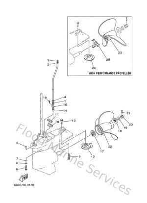 Diagram for Lower Casing. Drive 2
