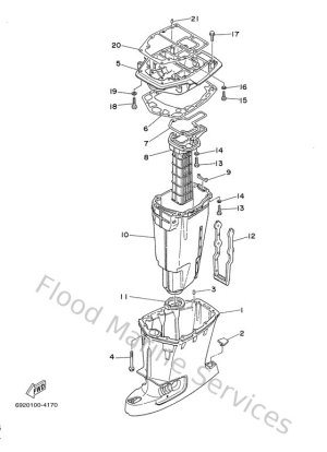 Diagram for Upper Casing
