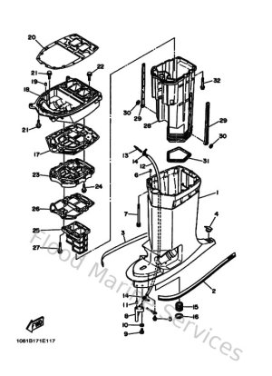 Diagram for Upper Casing