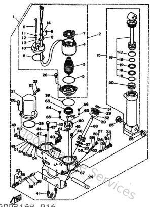 Diagram for Power Trim & Tilt Assy 1