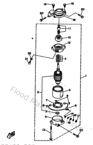 Diagram for Starting Motor