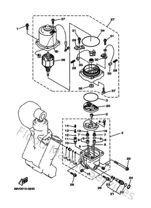 Diagram for Power Trim & Tilt Assy 2