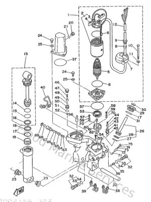 Diagram for Power Trim & Tilt Assy