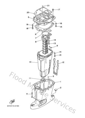 Diagram for Upper Casing