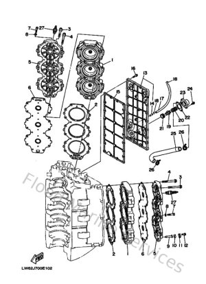 Diagram for Cylinder & Crankcase 2