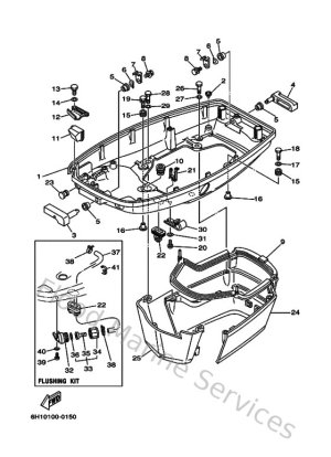 Diagram for Bottom Cowling
