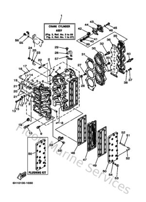 Diagram for Cylinder & Crankcase