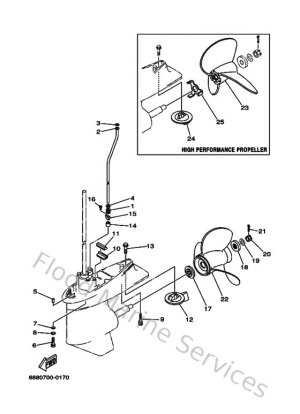 Diagram for Lower Casing & Drive 2