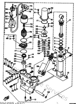 Diagram for Power Trim & Tilt Assy
